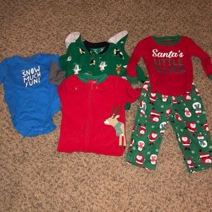 5 Piece 18 Month Boys Christmas Bundle